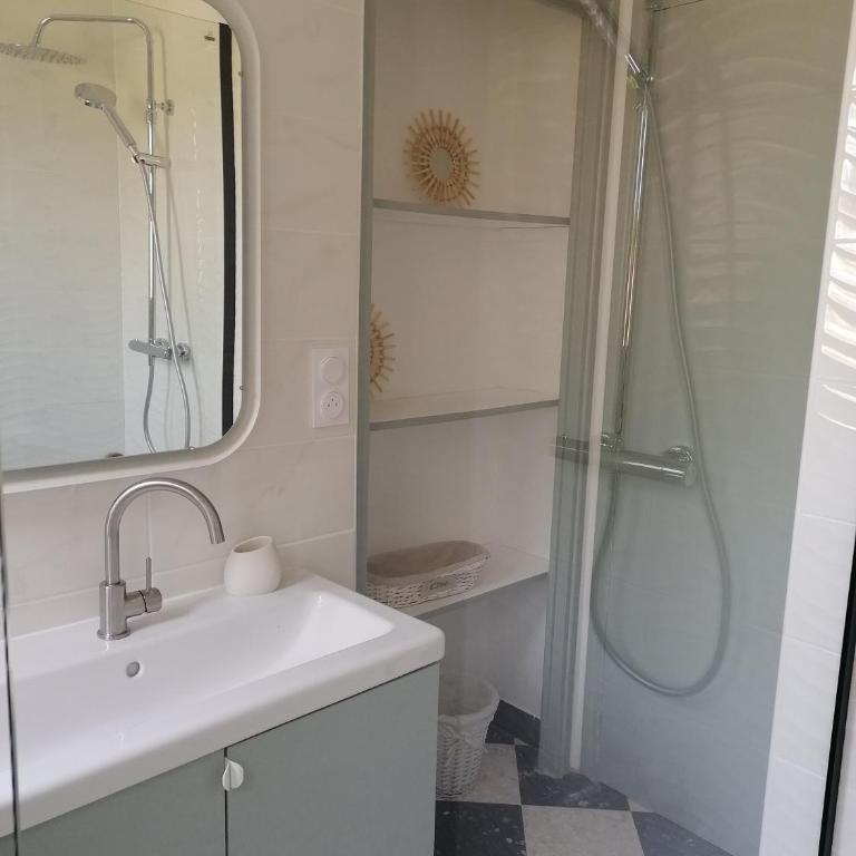 Villa climatisée, proche mer, 2 grands appartements indépendants, parking, WIFI - Maison 2 Chambres - 9