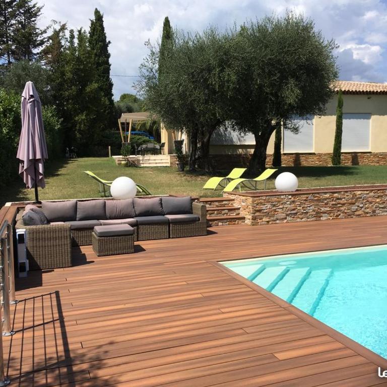 Villa 12 p entre Nice et Cannes piscine clim - Villa - 1