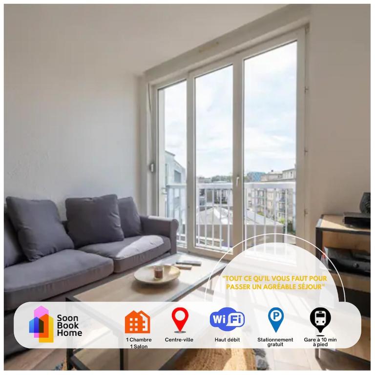 Le Bâle 24 Très Bel Appartement Centre Mulhouse - Apartamento de 1 dormitorio - 1