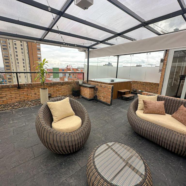 A penthouse with a luxury Jacuzzi and panoramic view - Apartamento - 36