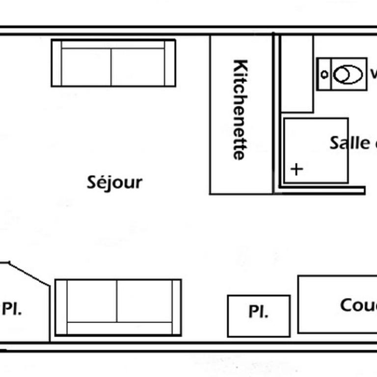 Studio cosy pour 3 pers. aux Saisies, animaux tolérés - Studio - 7