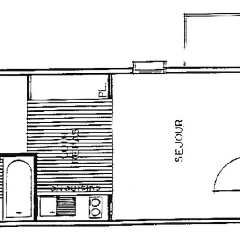 Studio cabine cosy avec balcon, 5 couchages, Les Saisies - FR-1-293-108 - Studio - 5