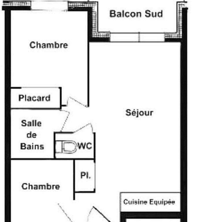 Appartement calme 2 chambres, accès rapide aux pistes, Les Saisies - FR-1-293-227 - Appartement (6 Adultes) - 8
