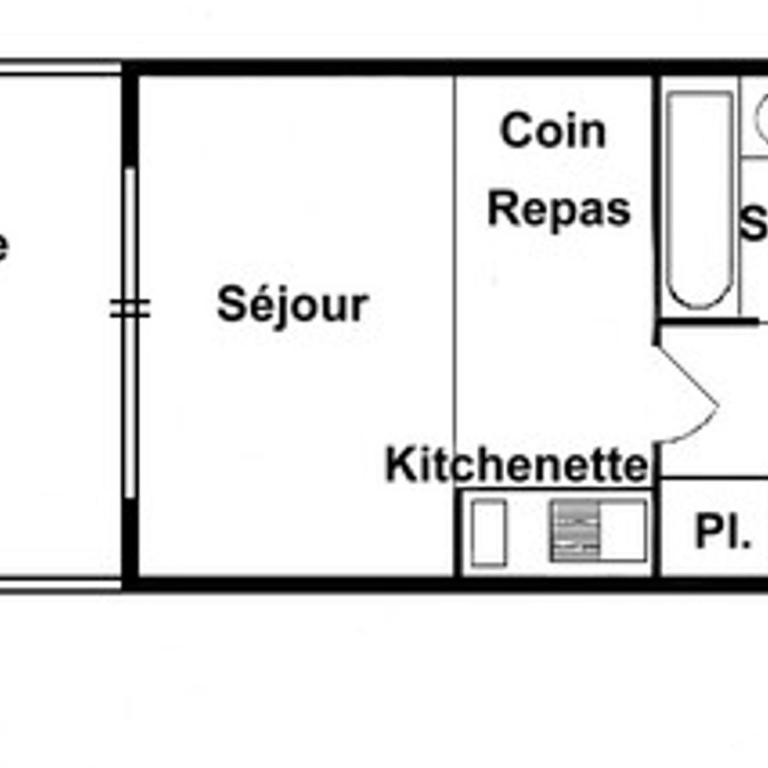Studio cosy Les Saisies, 5 pers, balcon sud - Studio - 6