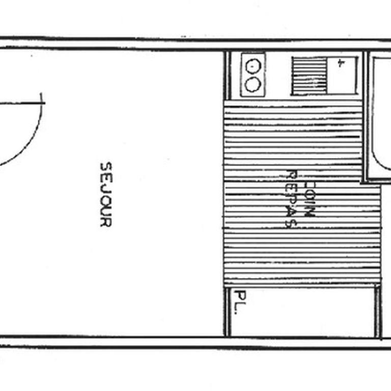 Les Saisies - Studio cabine plein sud pour 4, animaux tolérés - FR-1-293-164 - Estudio - 5