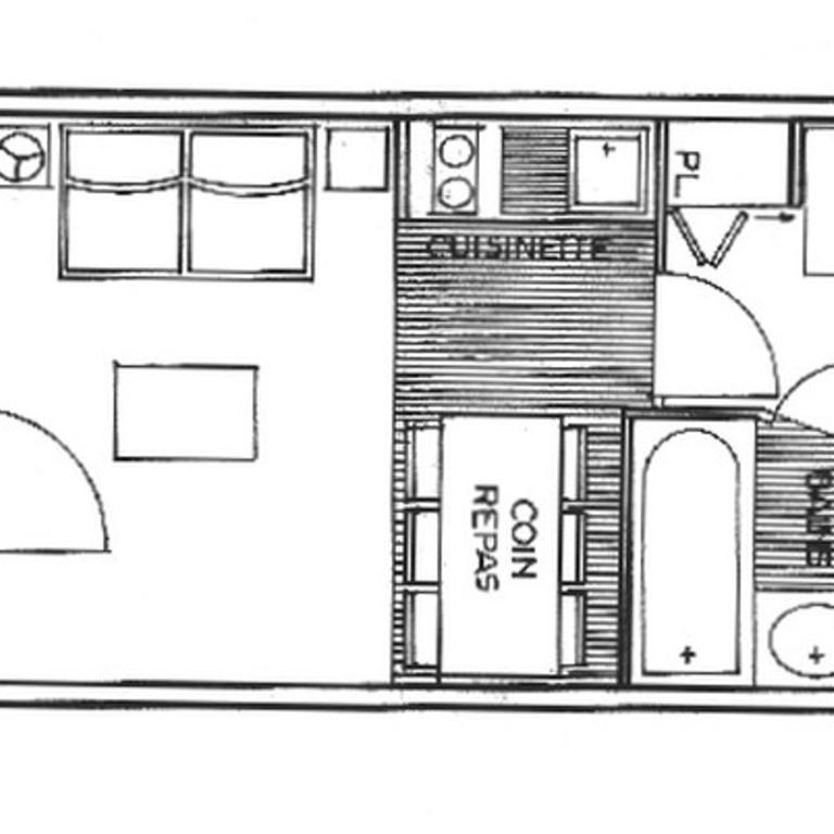 Les Saisies - Studio Cabine 4 Pers, Sud Exposé - FR-1-293-177 - Studio - 5