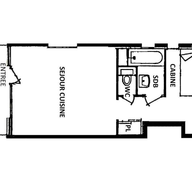 Bel appartement aux Saisies - 5 pers, vue sur pistes - Appartement 1 Chambre - 7