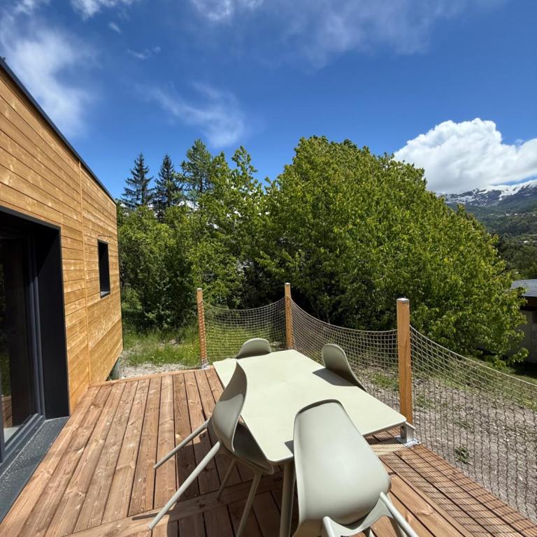 Petit Chalet neuf avec jardin - La montagne Sud - Chalet mit 2 Schlafzimmern - 4