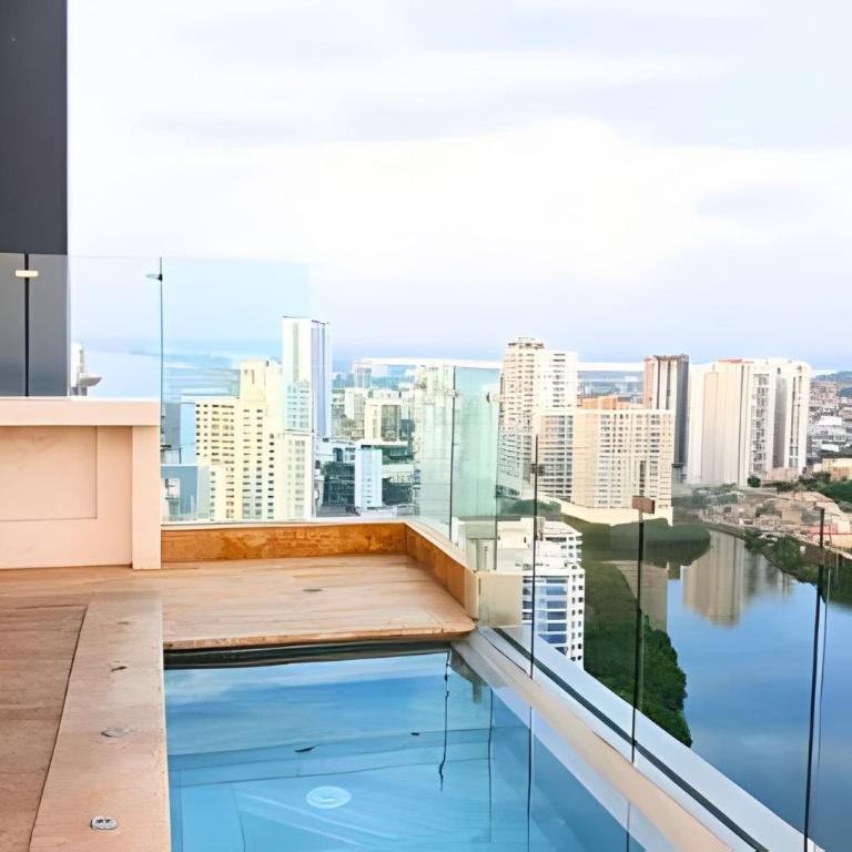 Luxury 2B, stunning View 4 Blocks from walled City - Two-Bedroom Deluxe Apartment with Harbor View - 35