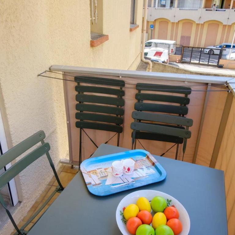 Studio with balcony 50 m from the beach - Studio - 10