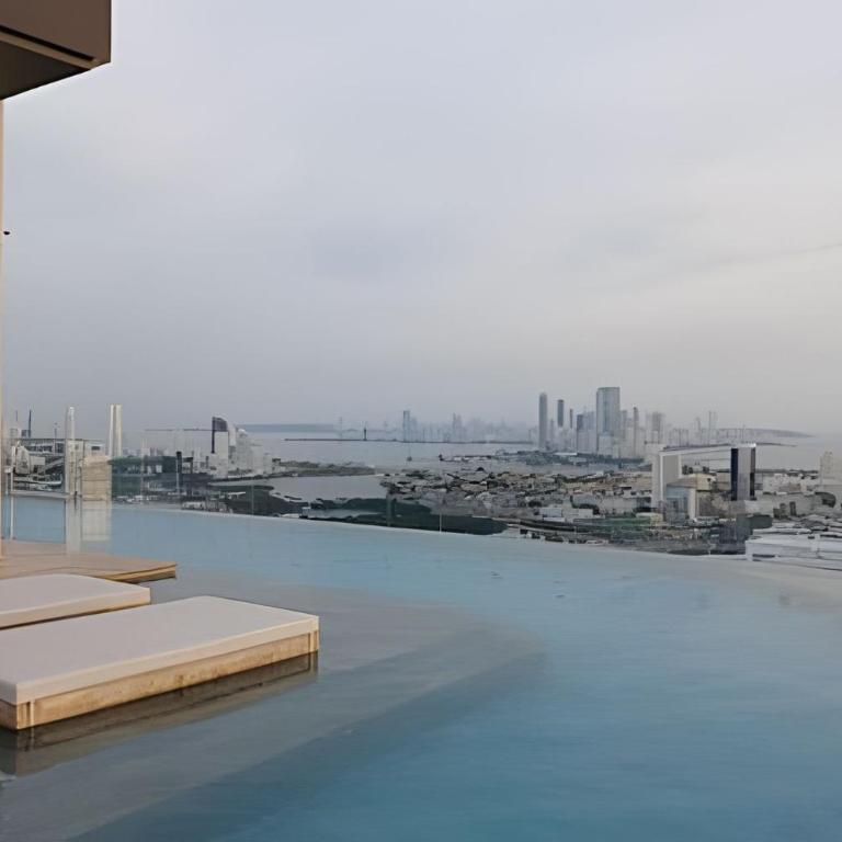 Stuning view to Walled city & Beach, King size bed - Two-Bedroom Apartment with Terrace and Sea View - 29