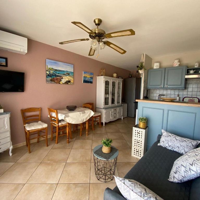 Appartement 2* avec jardin, climatisation, proche étang à Balaruc-les-Bains - FR-1-503-74 - Estudio - 5