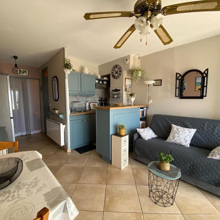 Appartement 2* avec jardin, climatisation, proche étang à Balaruc-les-Bains - FR-1-503-74 - Estudio - 6
