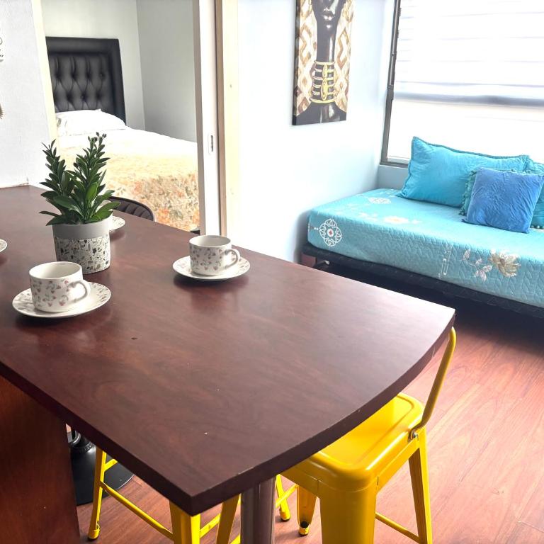 Depto para 3 personas Metro La Moneda - Apartamento de 1 dormitorio - 3