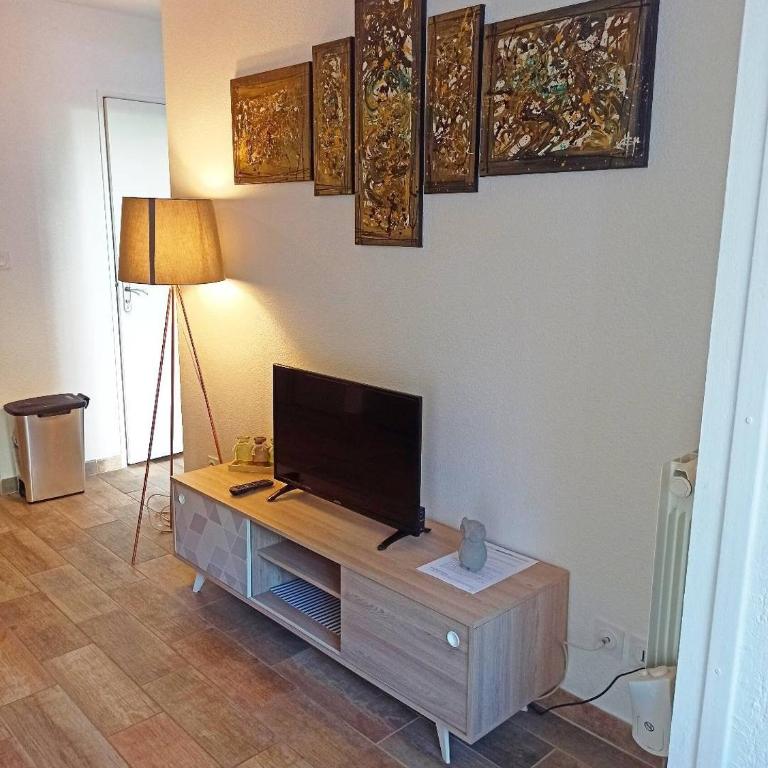 STE83 Le Lagon bleu, le Flore 16 avec jardin privatif tennis piscine pour 4 personnes - Appartement 1 Chambre - 7