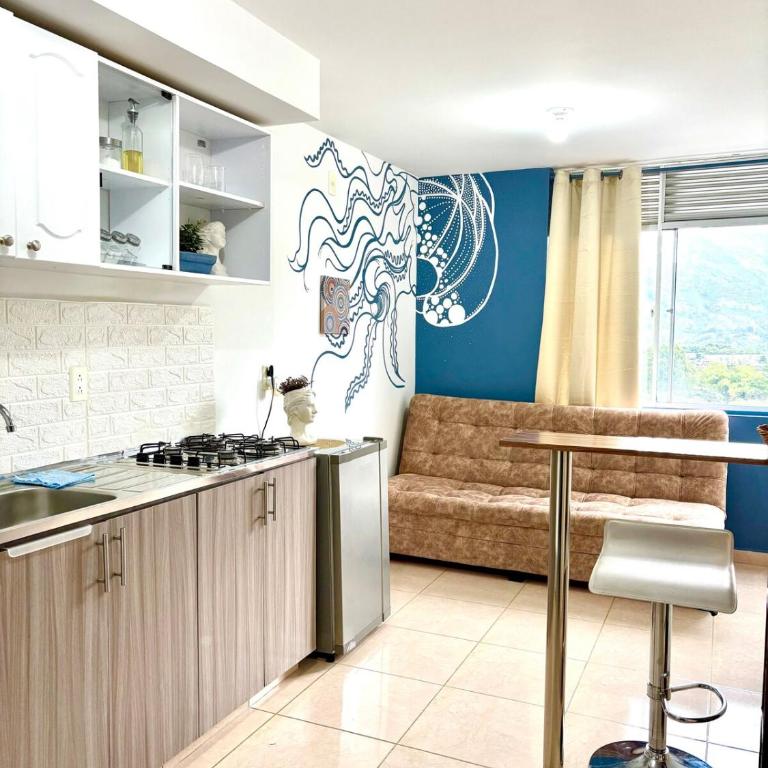 Loft Blue con parqueadero - Apartamento de 1 dormitorio - 2