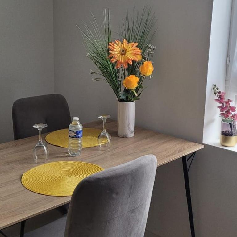 Les Volets Bleus - Au Calme avec petit Jardin et Patio - 3 appartements - Appartement 1 Chambre - 7