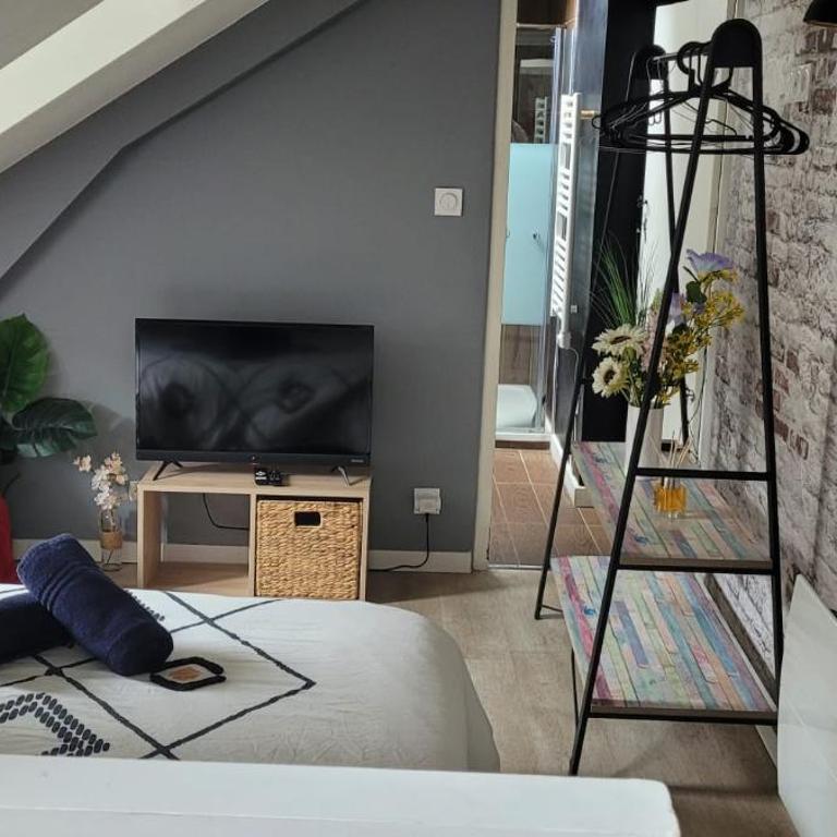 Les Volets Bleus - Au Calme avec petit Jardin et Patio - 3 appartements - Studio - 3