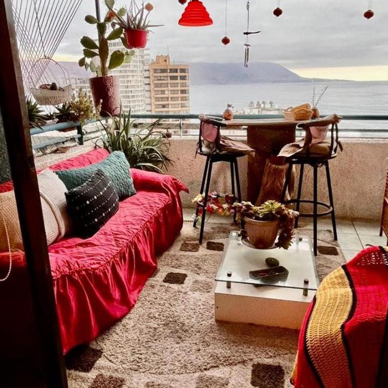 MYSTIC LODGING Habitaciones privadas con baño - Habitación Doble con balcón y vistas al mar - 8