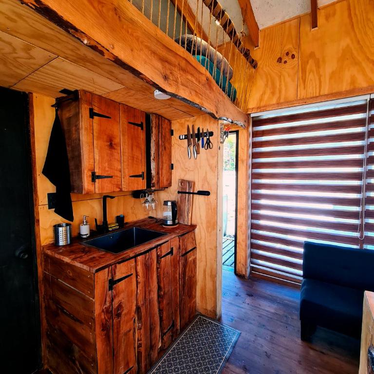 a 15 min de Malalcahuello - Mejor Vista Refugio - One-Bedroom House - 3