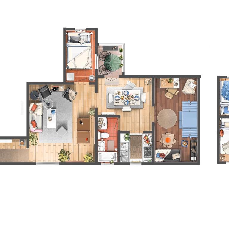 Majestic Company Mansion Old Town NEW - Four-Bedroom Apartment with Balcony - 6