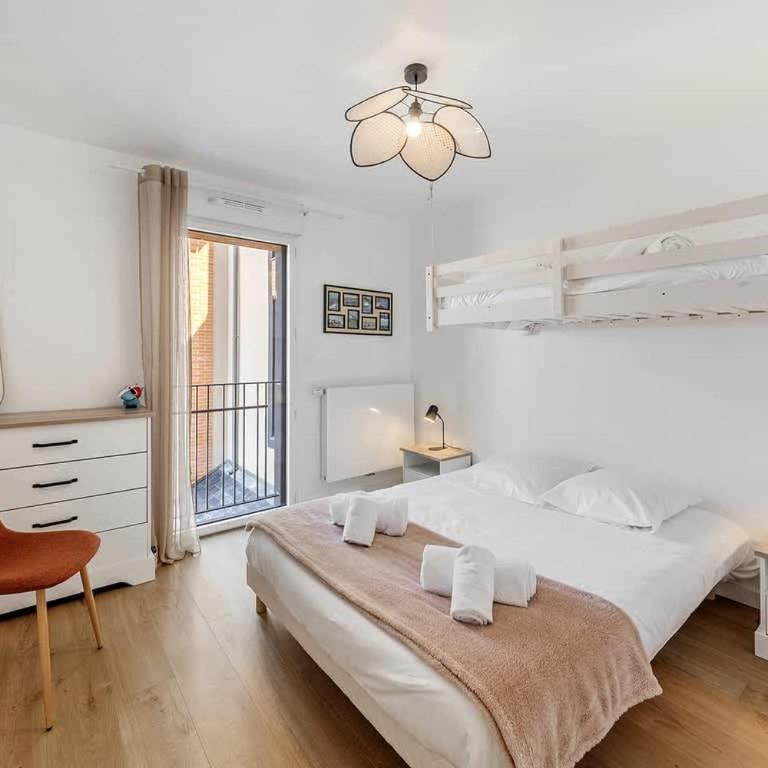 Rivage - Beau 2 chambres - Parking/Plage 300m - Appartement 2 Chambres - 4