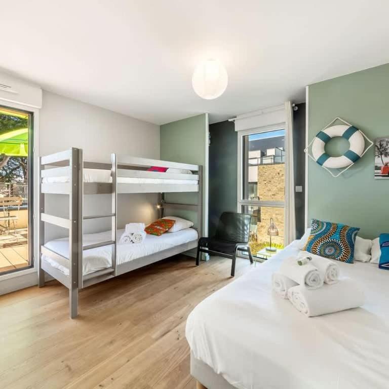 La Marinière - Terrasse et parking, proche plage - Two-Bedroom Apartment - 9