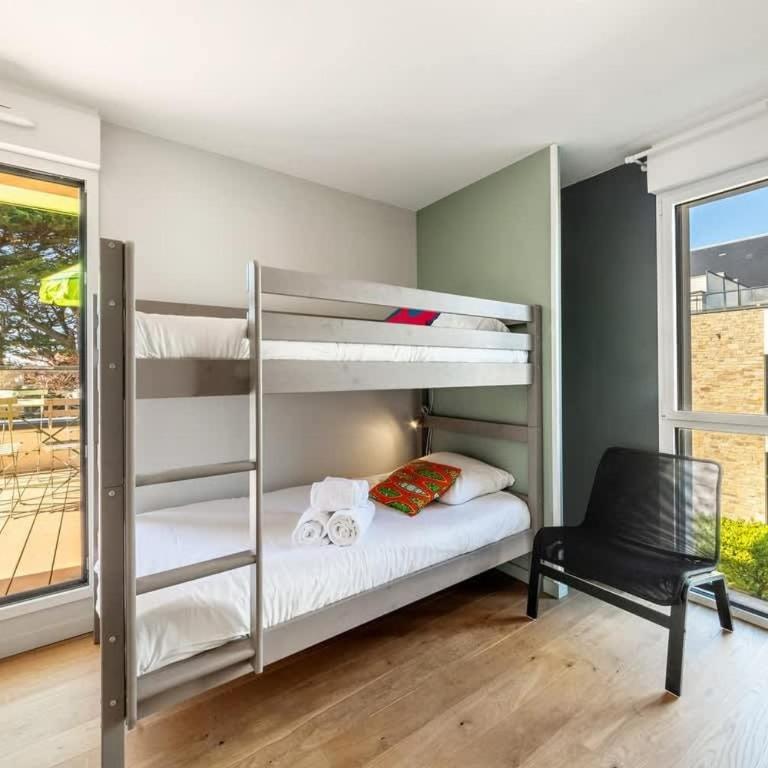 La Marinière - Terrasse et parking, proche plage - Two-Bedroom Apartment - 11