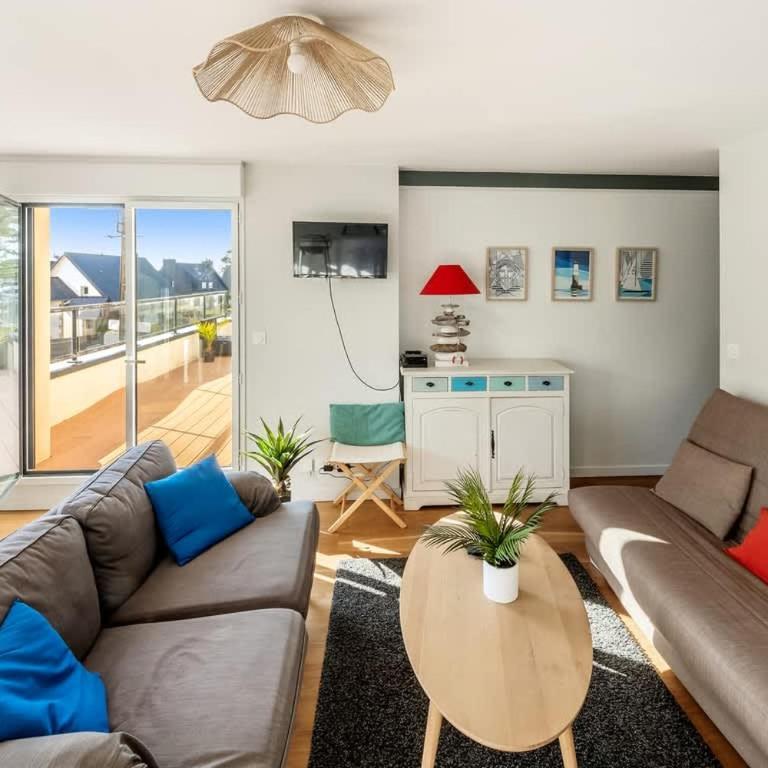 La Marinière - Terrasse et parking, proche plage - Two-Bedroom Apartment - 19