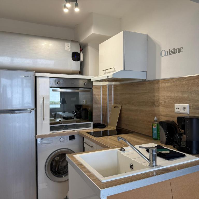 Studio autonomie et confort - Centre ville Boulogne Sur Mer - Baignoire et lave linge - Appartamento con 1 Camera da Letto - 2