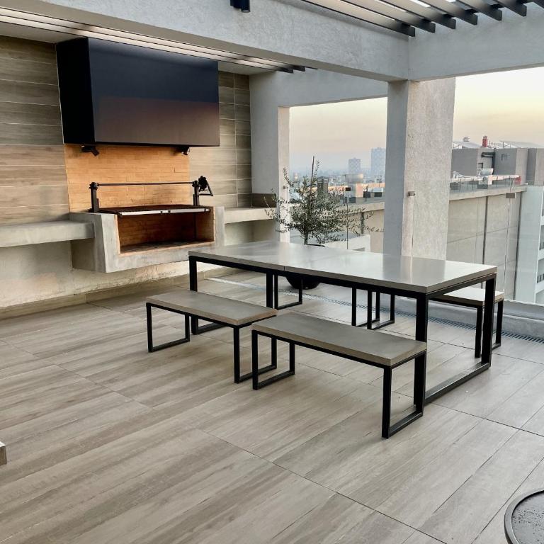 Moderno Departamento Movistar Arena Stgo - Apartamento de 1 dormitorio - 10