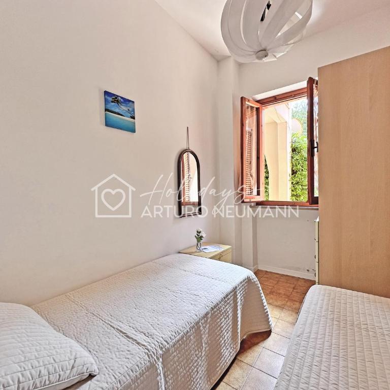 250 - Appartamento trilocale con portico e giardino, aria condizionata, a 150 mt dal centro di Numana - SPIAGGIA WHITE BEACH CLUB OMAGGIO dal lun al ven FINO AL 02-08 - Appartamento con 2 Camere da Letto - 8