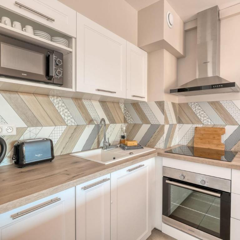 Le Diamant du Soleil Sea View New City Center & Parking - Apartamento de 2 dormitorios - 13
