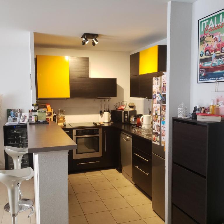 T3 Grande Terrasse, Métro Perrier - Appartamento con 2 Camere da Letto e Vista Giardino - 4