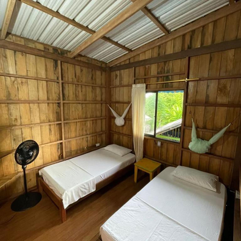 Cabañas Arrecifes - Habitación Doble con baño compartido - 2 camas - 3