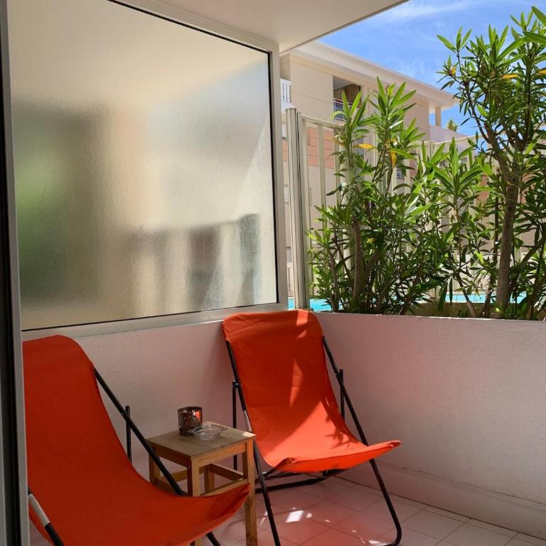 Cocon plage avec piscine, à côté du port et plage de sable fin - Appartement - Vue sur Piscine - 5