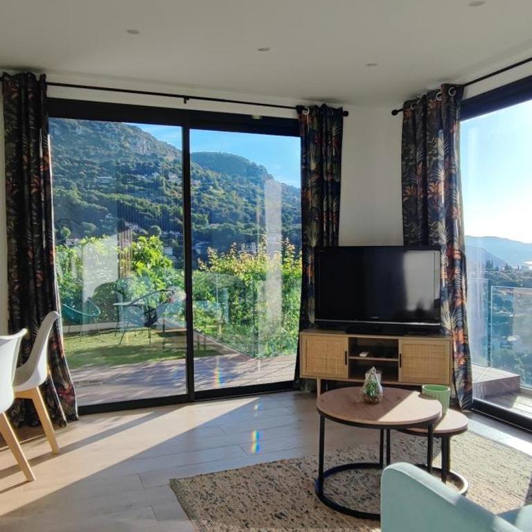 Exceptional sea view apartment, Monaco 15 min - Appartement 1 Chambre avec Vue sur la Mer et Terrasse - 2
