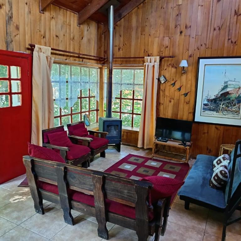 Refugio Natural Pucón - Habitación Familiar con terraza - 5