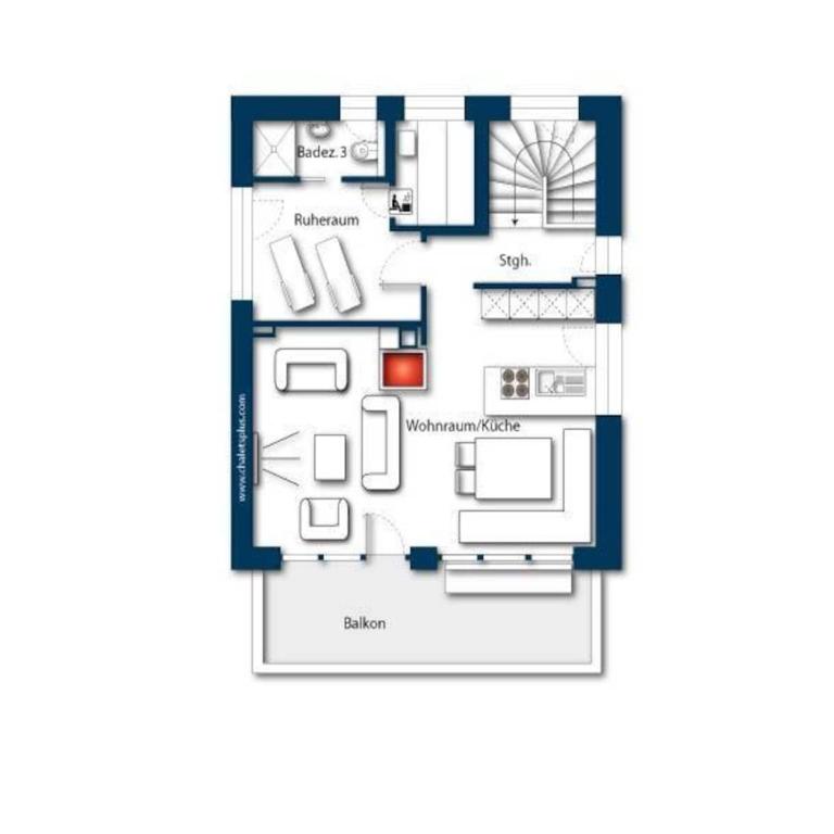 Chalet in Neukirchen near Ski Lift - Chalet mit 3 Schlafzimmern - 50