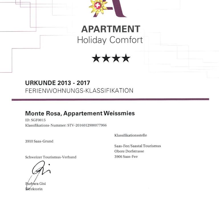 Monte Rosa - Apartment Nr. 2 - 1