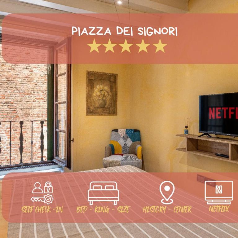 Suite Palladio Centro Vicenza A 2 Passi da Piazza dei Signori Check-in Veloce - Appartamento con 2 Camere da Letto - 1