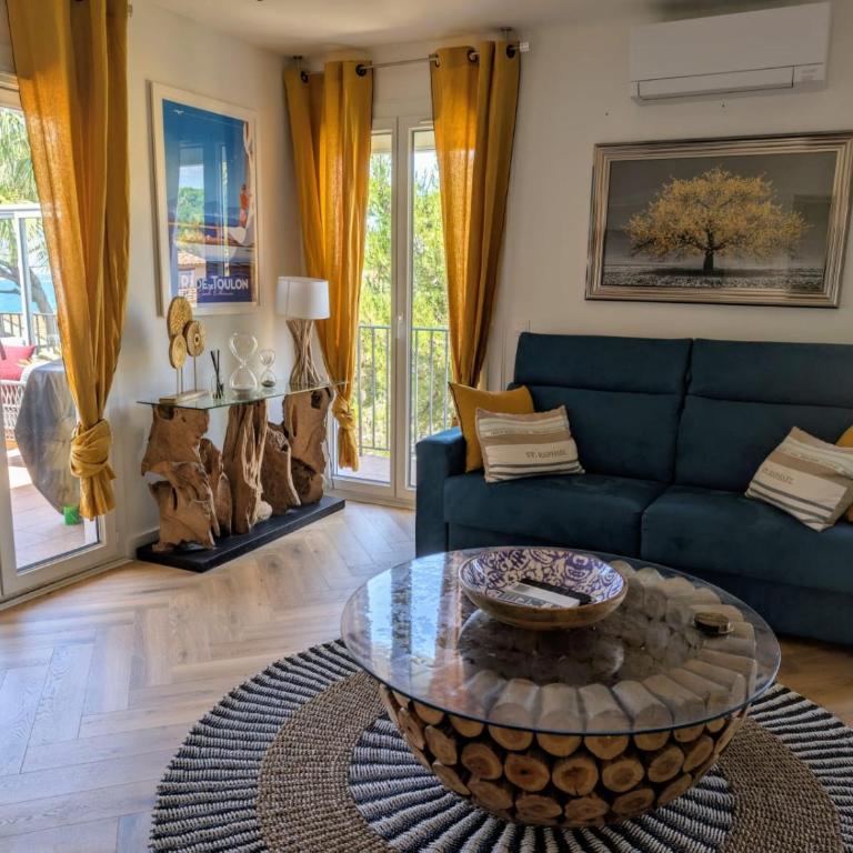 vue mer grande terrasse plage à 2 min à pieds - Apartamento de 1 dormitorio - 8