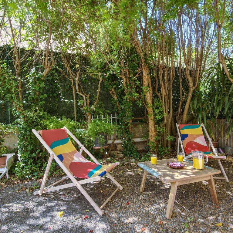 Le Cocon - Terrasse & BBQ - Centre historique Gare et Arènes à Proximité - Emplacement Idéal - Two-Bedroom Apartment - 7