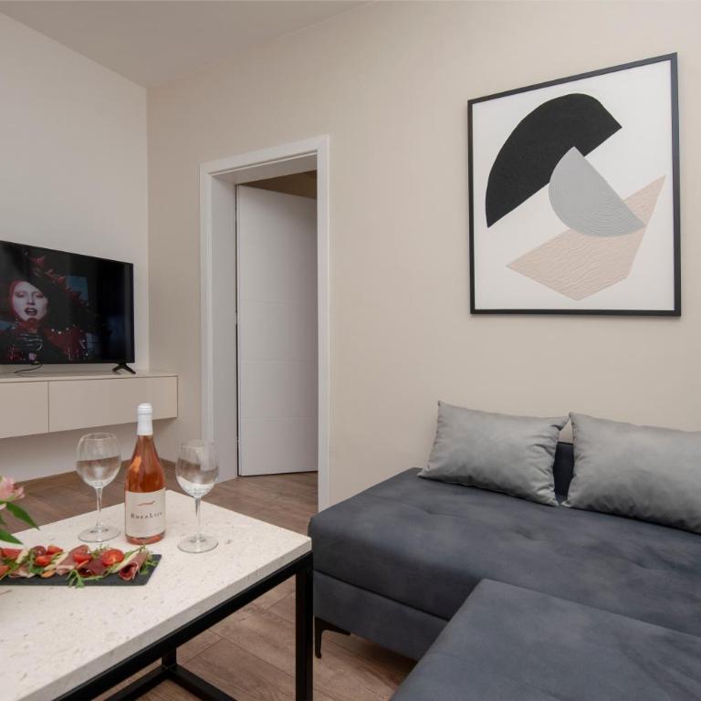 Azzurro Apartments with Swimming pool & Jacuzzi - Apartman sa 1 Spavaćom Sobom - 3