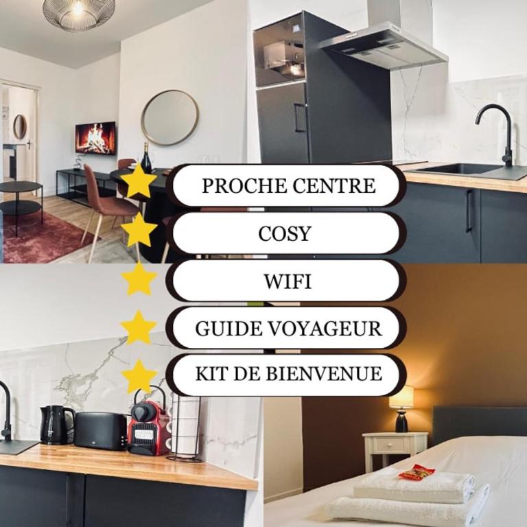 3 Clairmarais charmant T2 proche centre-ville - Apartamento de 1 dormitorio - 19