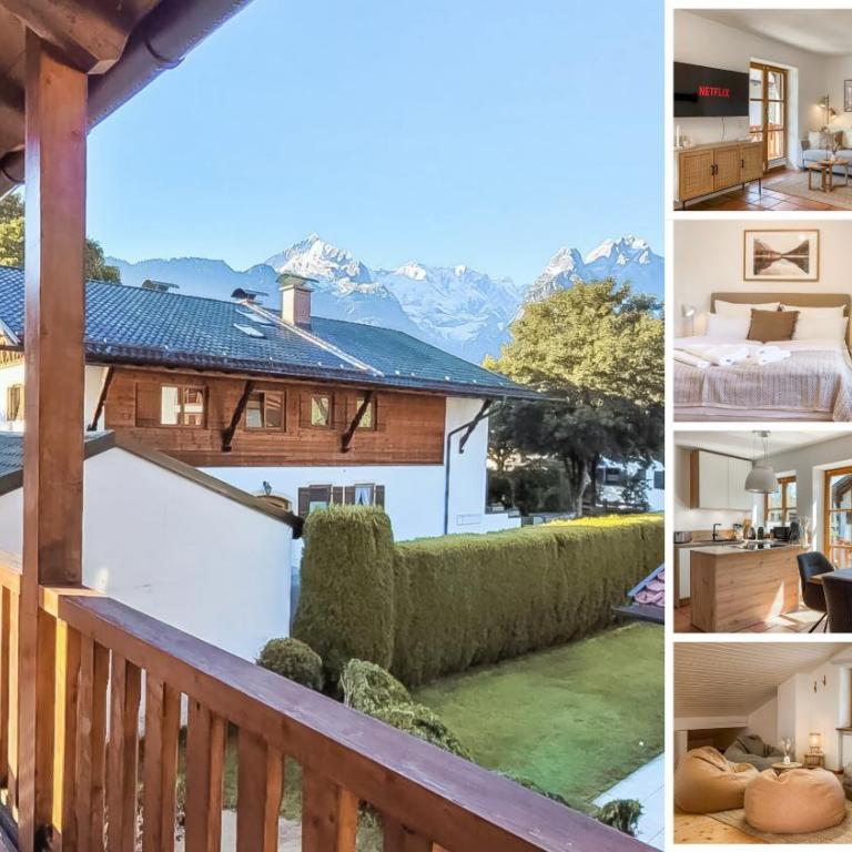 ALPINESTAY #1 - Apartment für 6 - Bergblick, Balkon, Kamin, Kino, Yoga, Parkplatz - Apartment mit 2 Schlafzimmern - 1