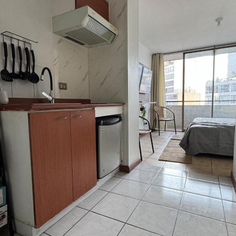 Departamento, cerca de Movistar arena, con parking de reserva en el edificio, dos estaciones de metro a pasos, y locomoción a la puerta - Apartamento de 1 dormitorio - 15