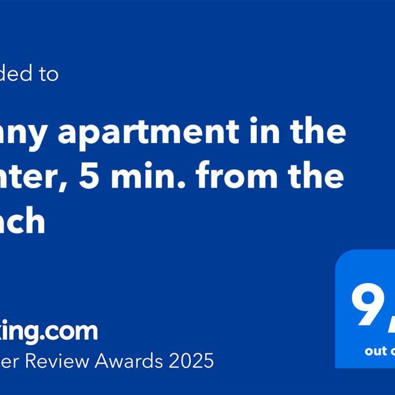 Sunny apartment in the Center, 5 min. from the Beach - Apartamento de 1 dormitorio con vistas al jardín - 2