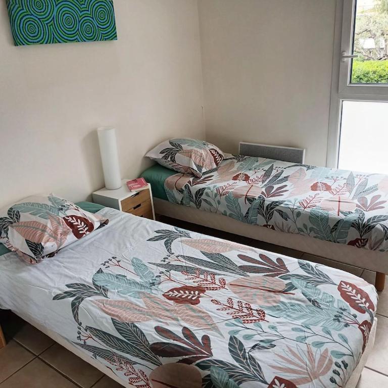 T3 vue mer, 2 chambres, piscine, terrasse, parking public gratuit à 150m - Apartment mit Meerblick - 6