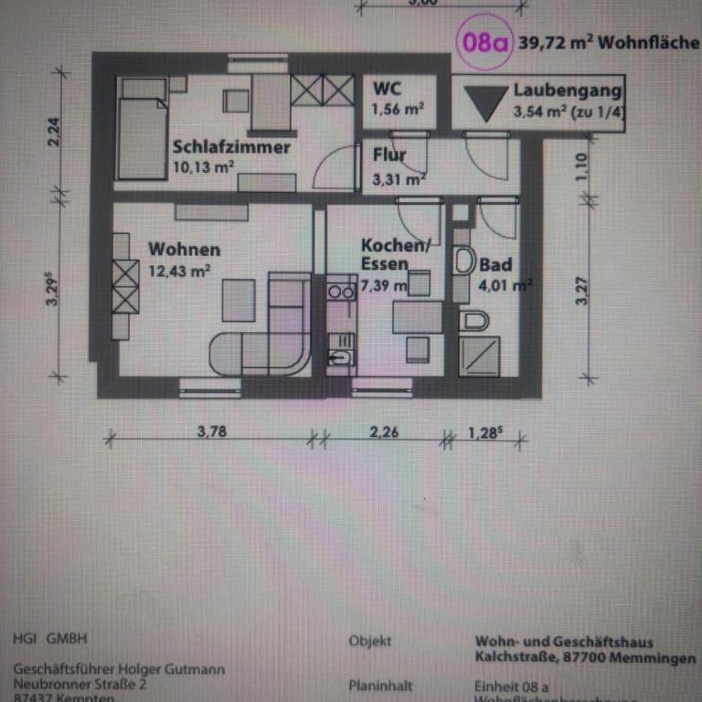 2 Zimmer Ferienwohnung zu vermieten - Apartment mit 1 Schlafzimmer - 5